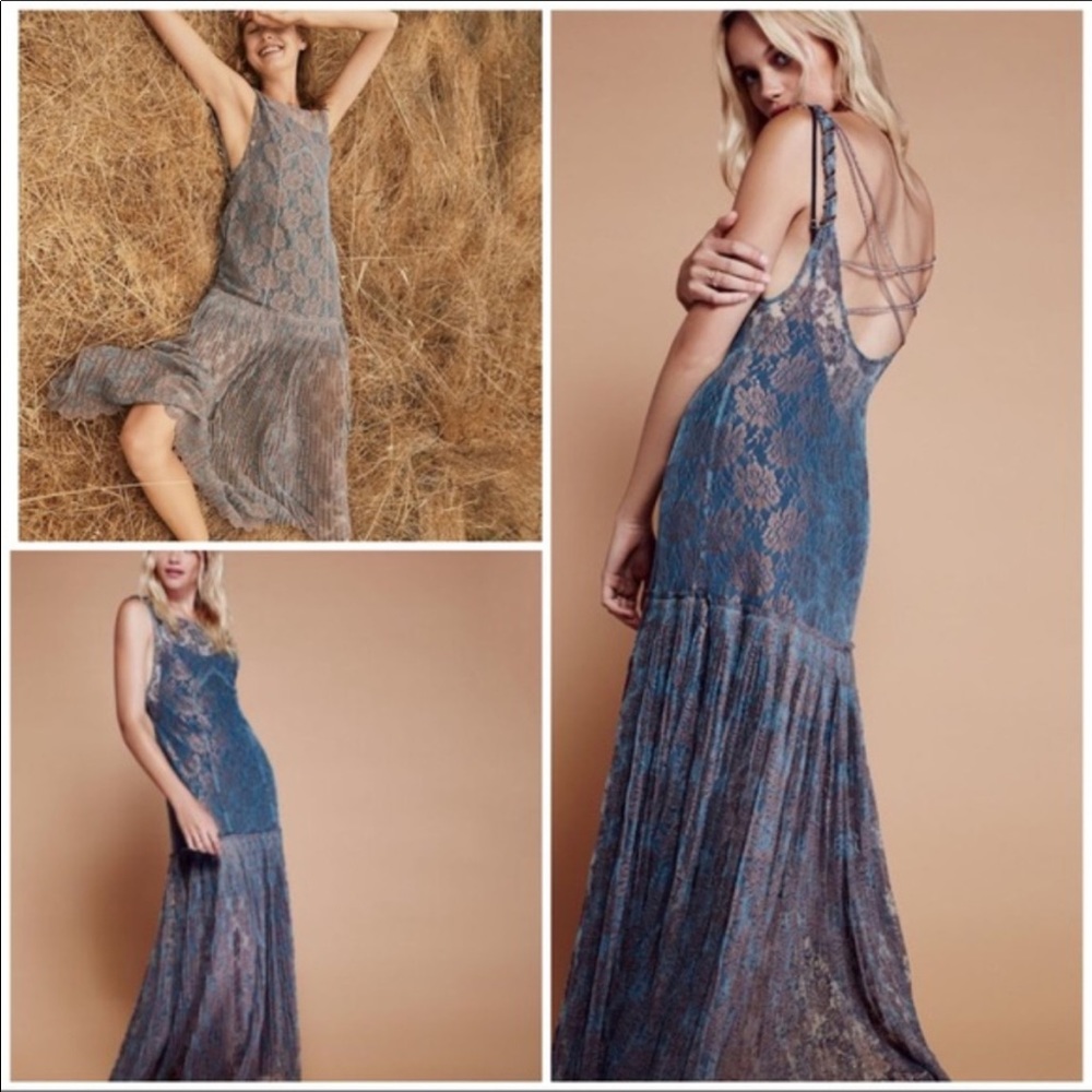 NWT Free People Harlow Lace Maxi
